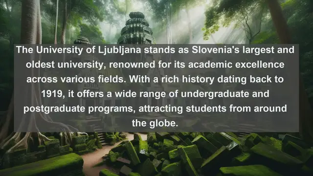 Video thumbnail for Exploring Academic Excellence: Top 10 Favorite Universities in Slovenia