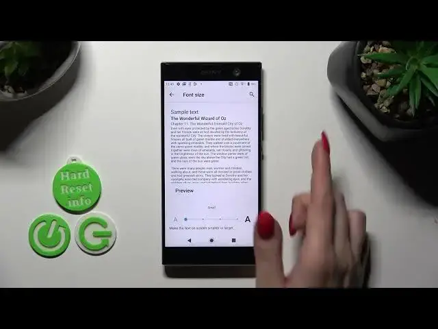 'Video thumbnail for How to Change Font Size on SONY Xperia XA2'