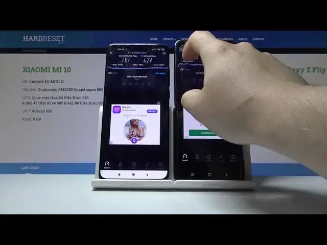 Video thumbnail for Xiaomi Mi 10 vs Samsung Galaxy Z Flip LTE Speed Comparison by Ookla