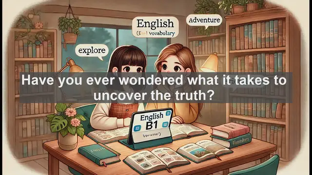 Video thumbnail for 2500 Must Know CEFR B1 Vocabulary - Investigate: Uncovering the Meaning and Usage of a Powerful Verb