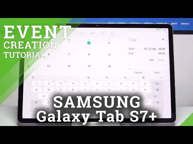 'Video thumbnail for How to Add Event to Calendar in Samsung Galaxy Tab S7+?'