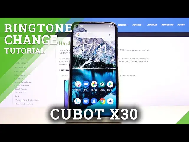 Video thumbnail for How to Change Ringtone in CUBOT X30 – Sounds Settings