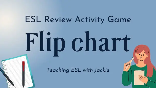 Video thumbnail for ESL review activity game: Flip Chart | Vocabulary Review Game for Kids and Adults