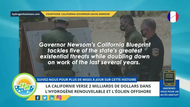 Video thumbnail for [French] California pours $2 billion into renewable hydrogen and offshore wind