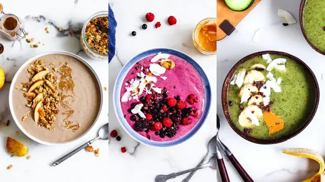 'Video thumbnail for 四季都能吃！ 3 道果昔碗食譜 ｜3 Smoothie Bowl Recipes for All Seasons! (vegan)'