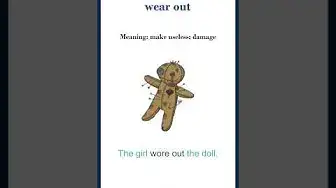 Video thumbnail for Wear out meaning | wear out sentences | Common English Idioms #shorts