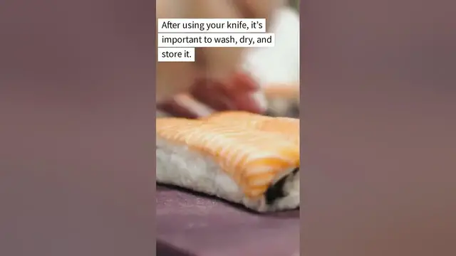 Video thumbnail for Maintaining Sushi Knife With These 4 Great Tips