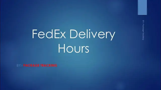 Video thumbnail for FedEx Delivery Hours By Zip Code & Weekends  How Late Does FedEx Deliver? | Package Tracking |