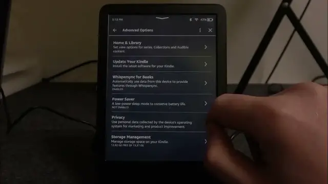 Video thumbnail for How to Enable & Disable Battery Saver on AMAZON Kindle Touch 11 | Maximize Battery Life