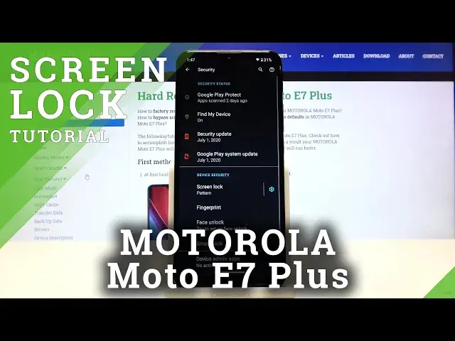 Video thumbnail for How to Enable Screen Lock on MOTOROLA Moto E7 Plus – Set Up Screen Lock