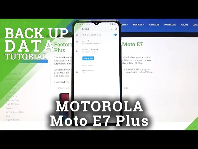 'Video thumbnail for How to Back Up Data in Motorola Moto E7 Plus - Allow Google Backup'