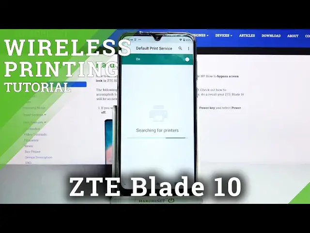 Video thumbnail for How to Connect to Printer – Pair Printer with ZTE Blade 10