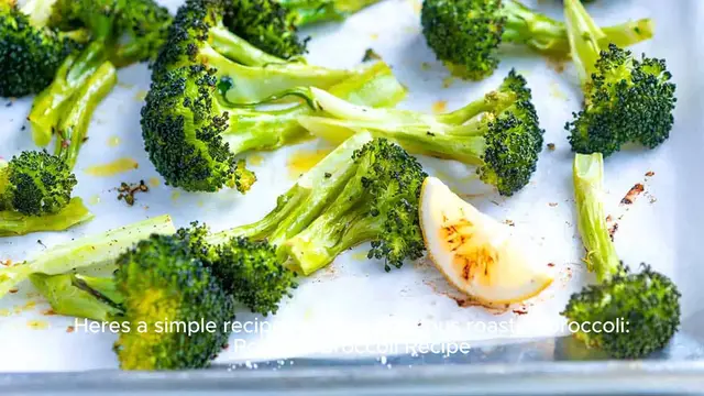Video thumbnail for Roasted broccoli recipe