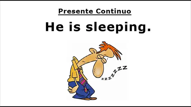 'Video thumbnail for El Presente Continuo en Inglés'