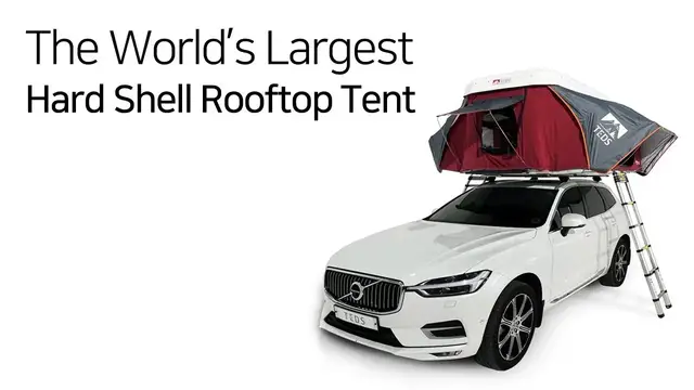 Video thumbnail for Cozy Tedpop Pop Up Rooftop Tent Brings The Campground To Your Car!