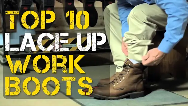 Video thumbnail for Top 10 Best Lace up Work Boots