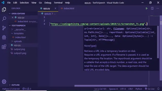 Video thumbnail for How to Download Images From URL in Python Using UrilLib Request Module