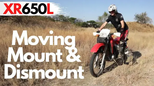 Video thumbnail for How to Get On and Off a Moving Motorcycle | XR650L