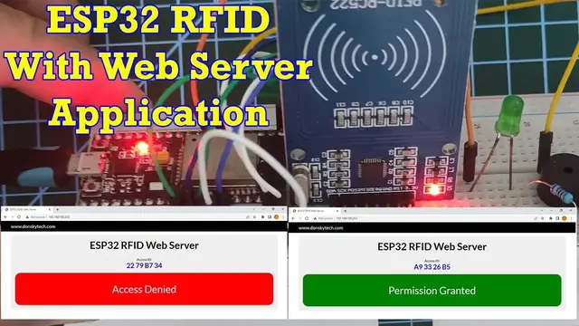 Video thumbnail for Creating an ESP32 RFID with a Web Server Application