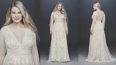 'Video thumbnail for Best Wedding Dresses for Curvy Figures'