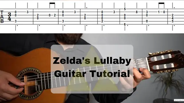 Video thumbnail for Zeldas Lullaby Guitar | ZELDA Guitar Tutorial (Tabs)