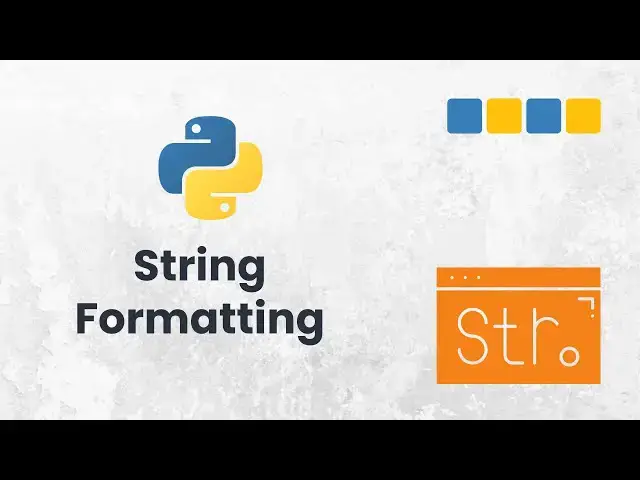 'Video thumbnail for Python String Formatting: f-Strings & .format()'