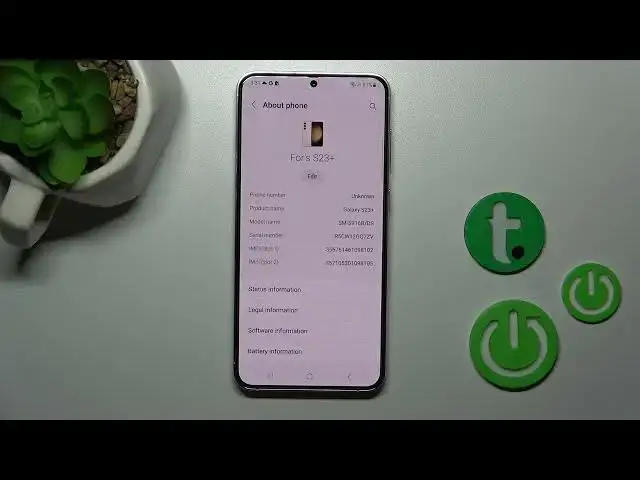 'Video thumbnail for How to Check Phone Model on Samsung Galaxy S23+ / Smartphone Specifications'