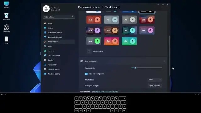 Video thumbnail for How to Customize the Touch Keyboard in Windows 11