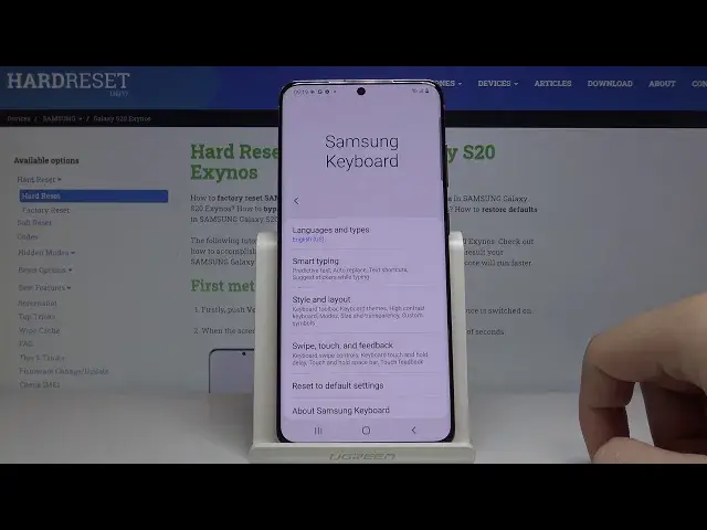 'Video thumbnail for How to Change Keyboard Theme in SAMSUNG Galaxy S20 – Set Own Picture for Keyboard Theme'