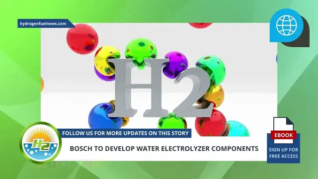 Video thumbnail for German BOSCH TO DEVELOP WATER ELECTROLYZER COMPONENTS