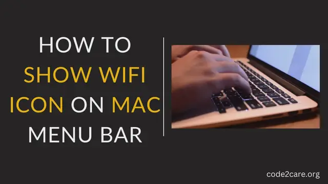 Video thumbnail for How to show Wifi icon on Mac Menu Bar (macOS Ventura)