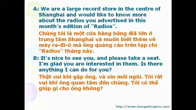 Video thumbnail for English for Business - Unit 14 - Dialogue 001
