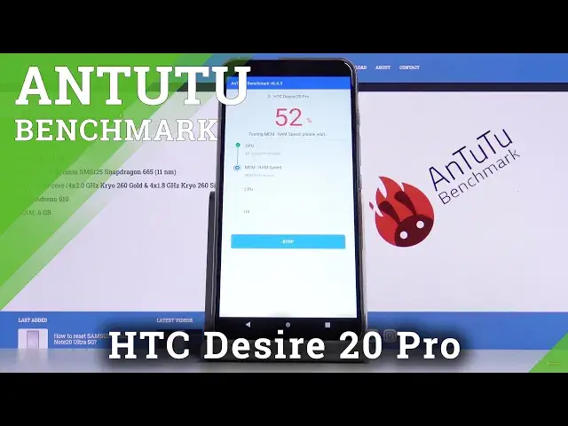 'Video thumbnail for HTC Desire 20 Pro - How it works in AnTuTu Benchmark'