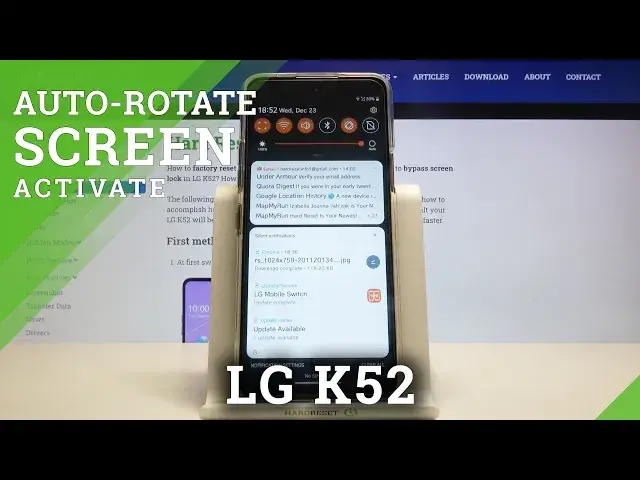 'Video thumbnail for How to Use Auto-Rotate Screen on LG K52 – Auto Rotation Feature'