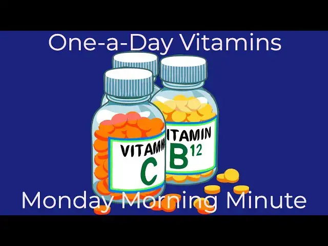 Video thumbnail for One-a-Day Vitamins