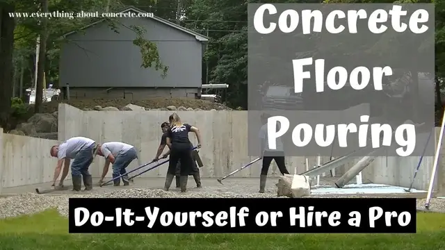 Video thumbnail for Beginners Guide To Pouring Concrete Floors