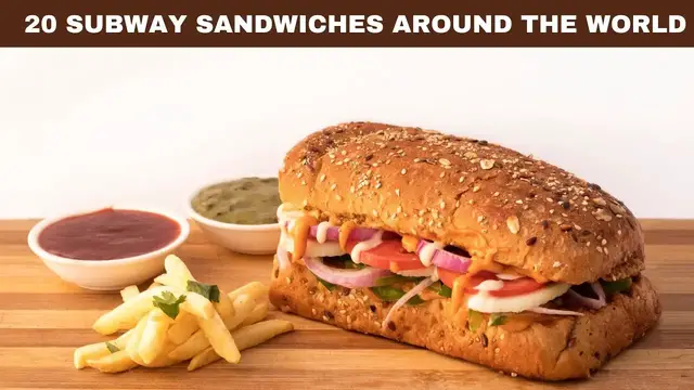 Video thumbnail for 20 Subway Sandwiches around the World