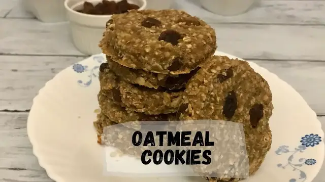 Video thumbnail for Oatmeal Cookies | 3-Ingredient Cookies | Healthy Cookies | Happy Tummy Recipes
