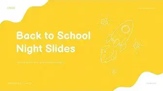 Video thumbnail for Back to School Night Presentation Template for PowerPoint and GoogleSlides