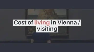 'Video thumbnail for Cost of living in Vienna / visiting'