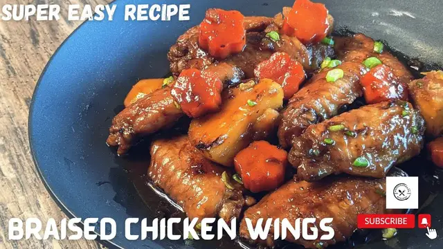 Video thumbnail for THE BEST One Pot Braised Chicken Wings Chinese Recipe@mrs5cookbook