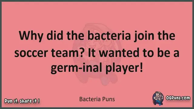 Video thumbnail for Bacteria - Jokes, Puns, Wordplays, and Laughter