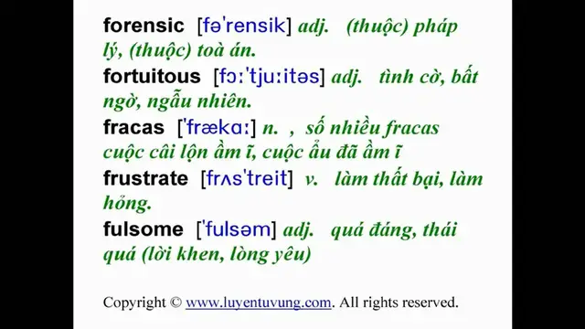 Video thumbnail for Essential Words for the TOEFL - Lesson 11