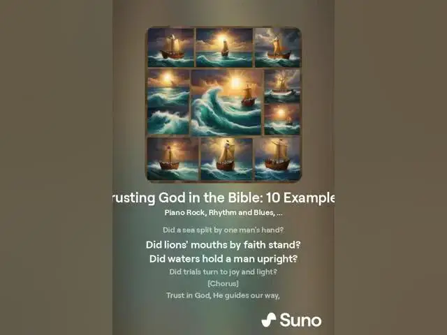 Video thumbnail for Trusting God in the Bible: Biblical Examples in Song
