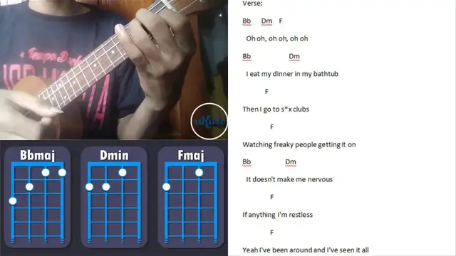 'Video thumbnail for Habits - Tove Lo Ukulele Karaoke Version For Cover'