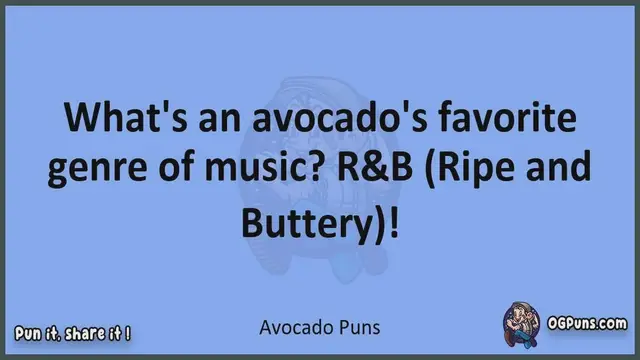 Video thumbnail for Avocado - Jokes, Puns, Wordplays, and Laughter