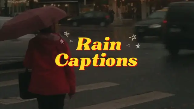 Video thumbnail for 21+ Rain Captions For Instagram