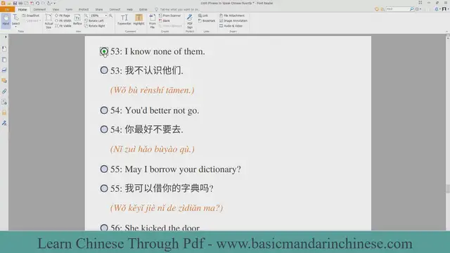 Video thumbnail for Phrases to Speak Chinese Fluently - Part 10