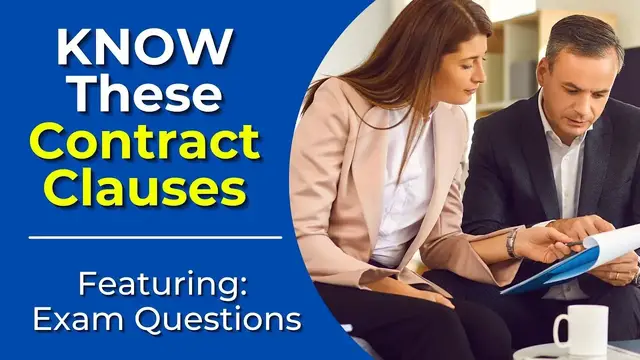 Video thumbnail for Types of Clauses - Real Estate Exam Prep