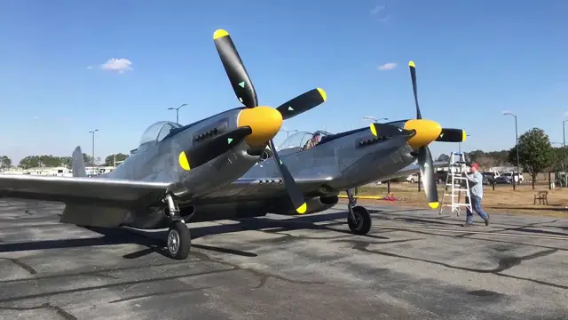 Video thumbnail for XP-82 Twin Mustang First Official Flight [ EXCLUSIVE FIRST VIDEO]